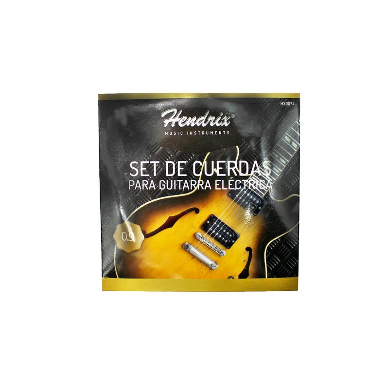 HENDRIX - Set De Cuerdas Para Guitarra Eléctrica Espesor 0.9 - PS