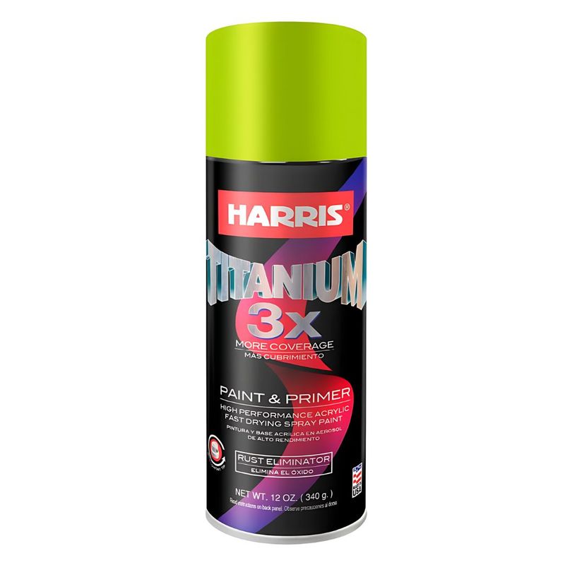 HARRIS - Spray de Pintura Acrílica Anticorrosiva Harris Verde Lima 395 g