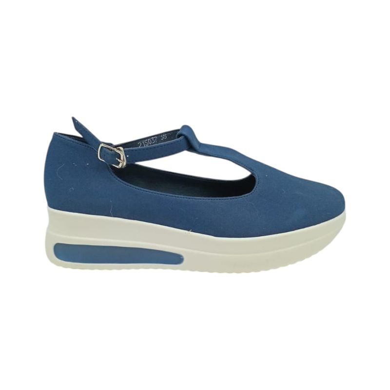 HERIEL - Zapato Azul Plataforma Mujer