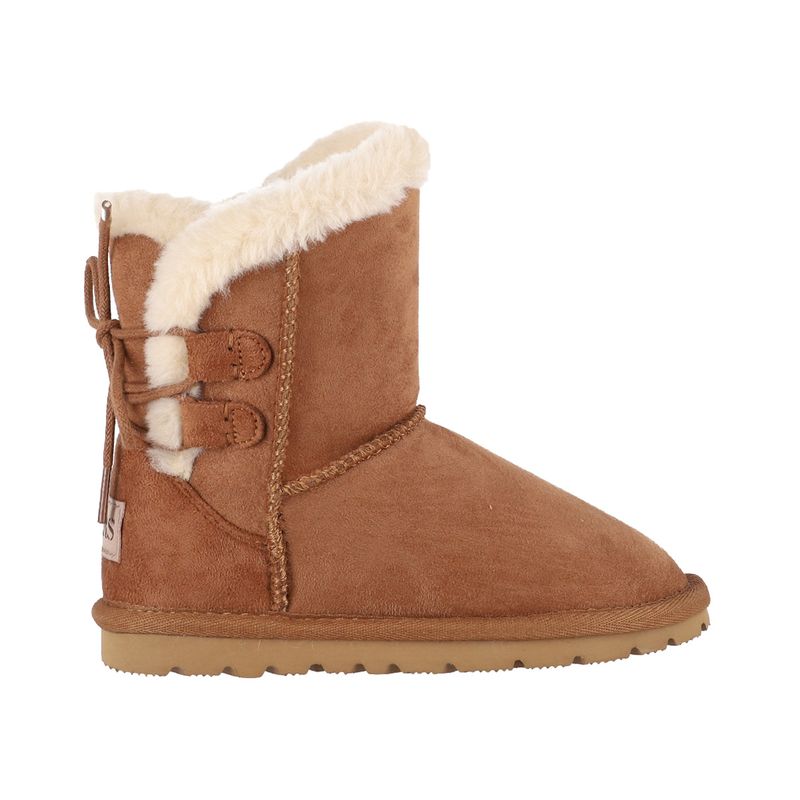 BAMERS - Botas  Niñas Bamers  Dominica Fiber Caramelo