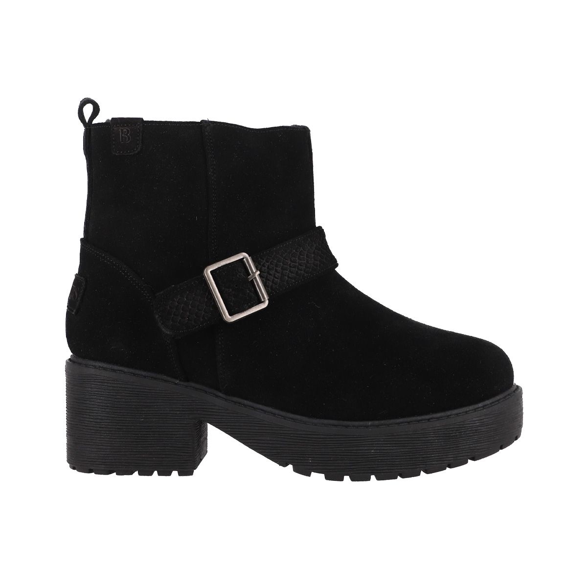 BAMERS - Botines Cuero Mujer Bamers  Charme Heel II Negro