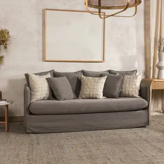 AMOBLE - Sofa Jacinta Gris 2025 200 Amoblé