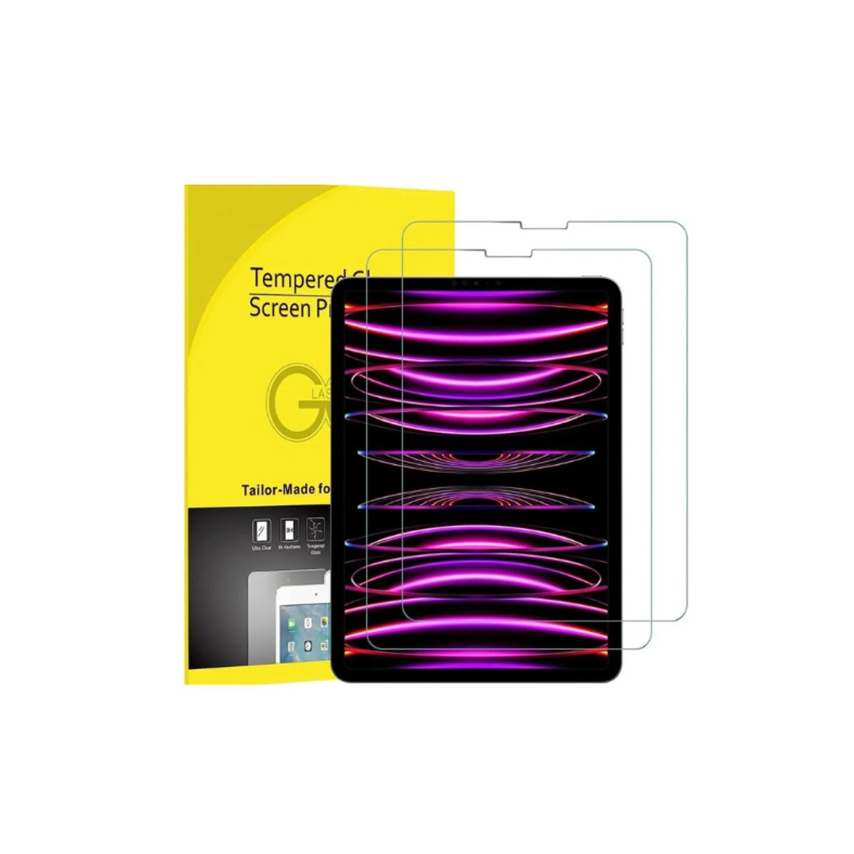 GENERICO - Pack 2 Laminas Pantalla Para iPad Pro 11 2018/2020/2021