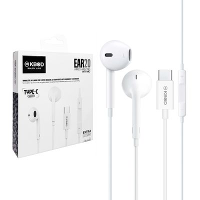Imagen 2 del producto Audífonos Con Cable Y Micrófono Ear20 Tipo C