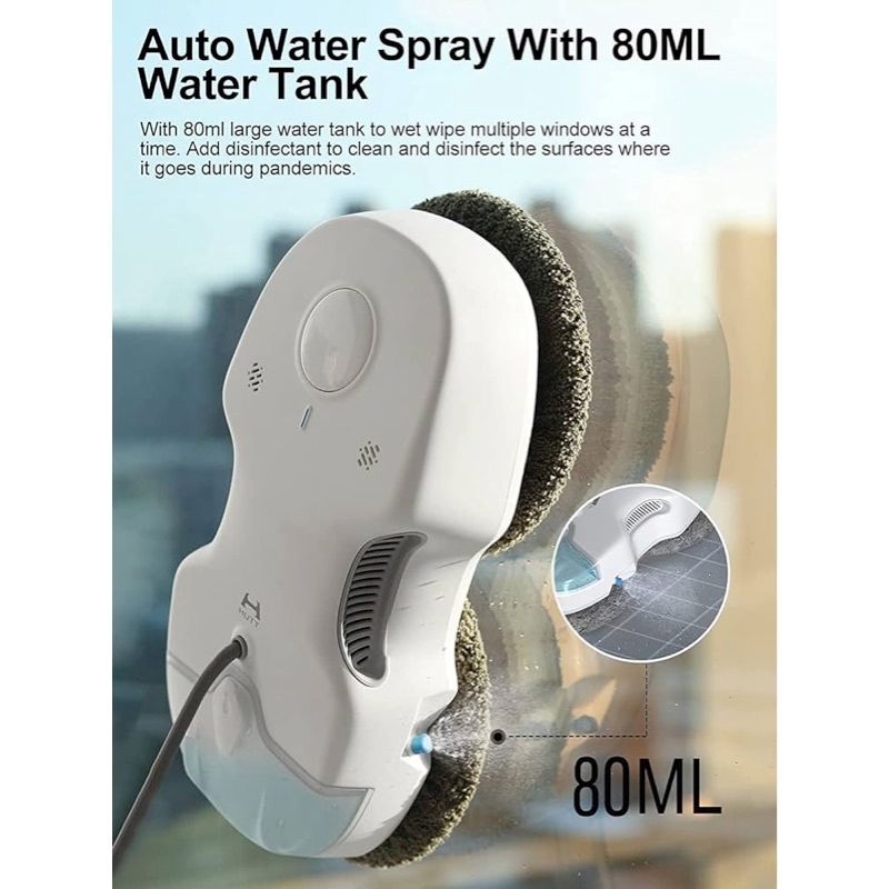 HUTT - HUTT Robot Limpia Vidrios C65 con Tanque de Agua 80ML Open Box
