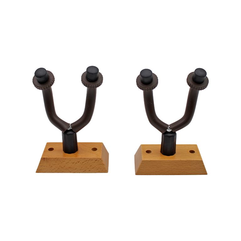 Pack 2 Soportes De Pared Guitarra Bajo o Ukelele Doble - PS