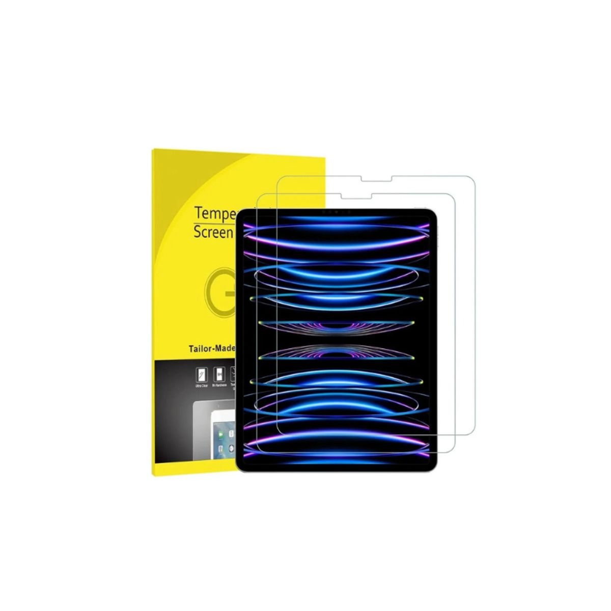 GENERICO - Pack 2 Laminas Pantalla Para iPad Pro 12.9