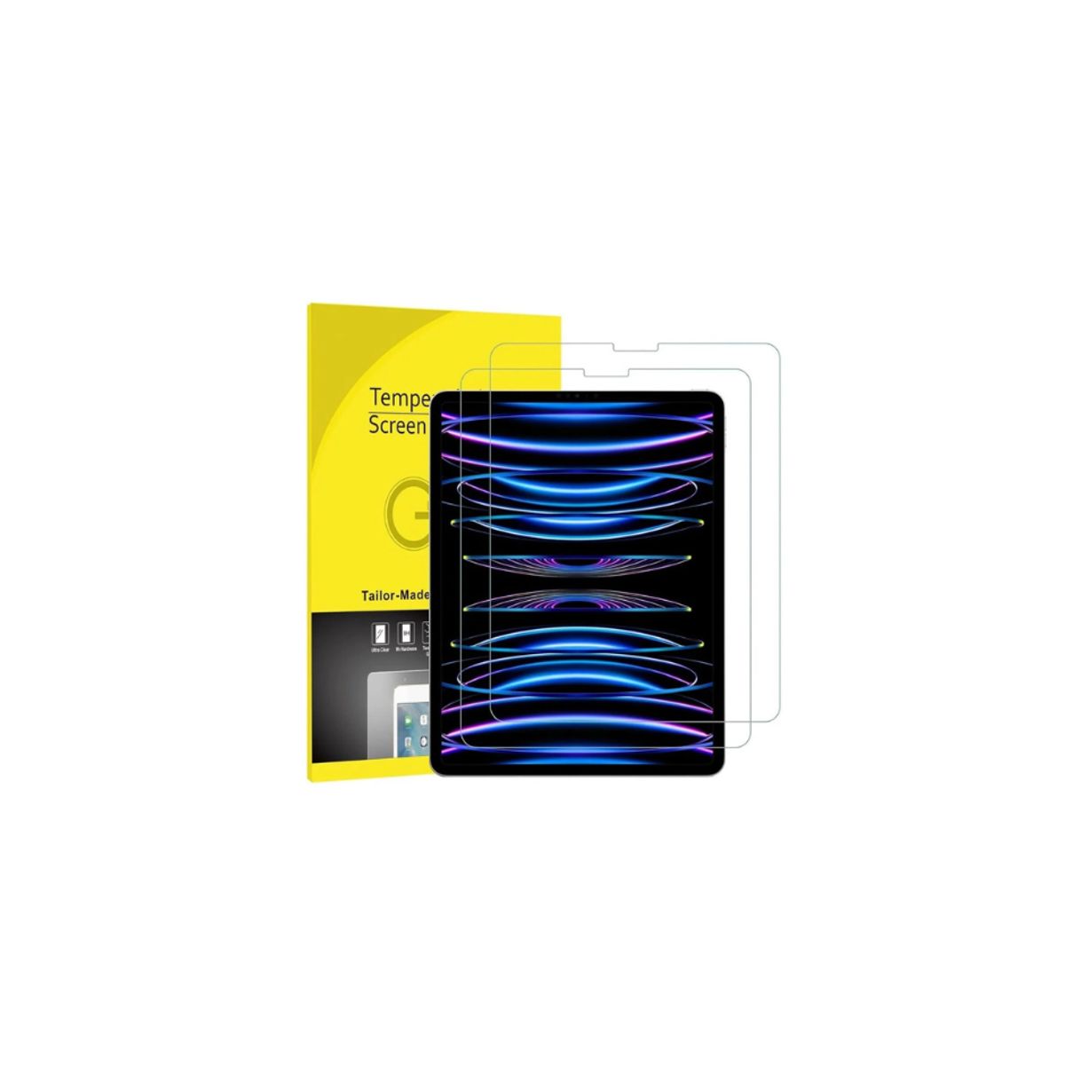 GENERICO - Pack 2 Laminas Pantalla Para iPad Pro 12.9