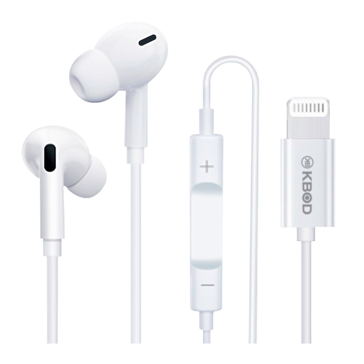 KBOD - Audífonos Con Cable Y Micrófono Kbod Ear30 Pro Para IP