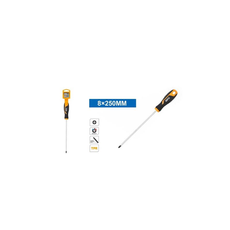 GENERICO - DESTORNILLADOR PUNTA ESTRELLA MAGNETICO 8X250MM