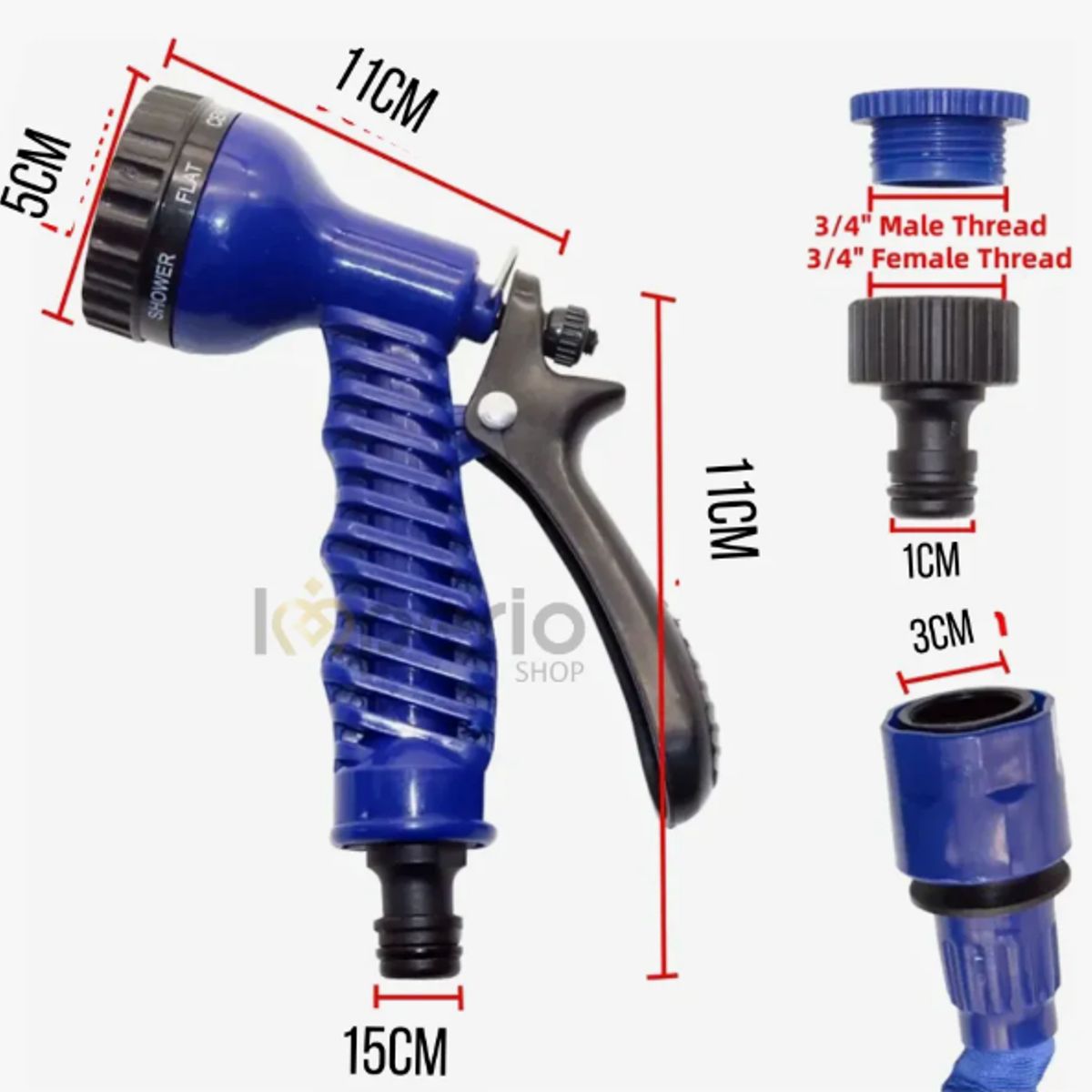 GENERICO - Manguera Retráctil 60 Metros Expandible