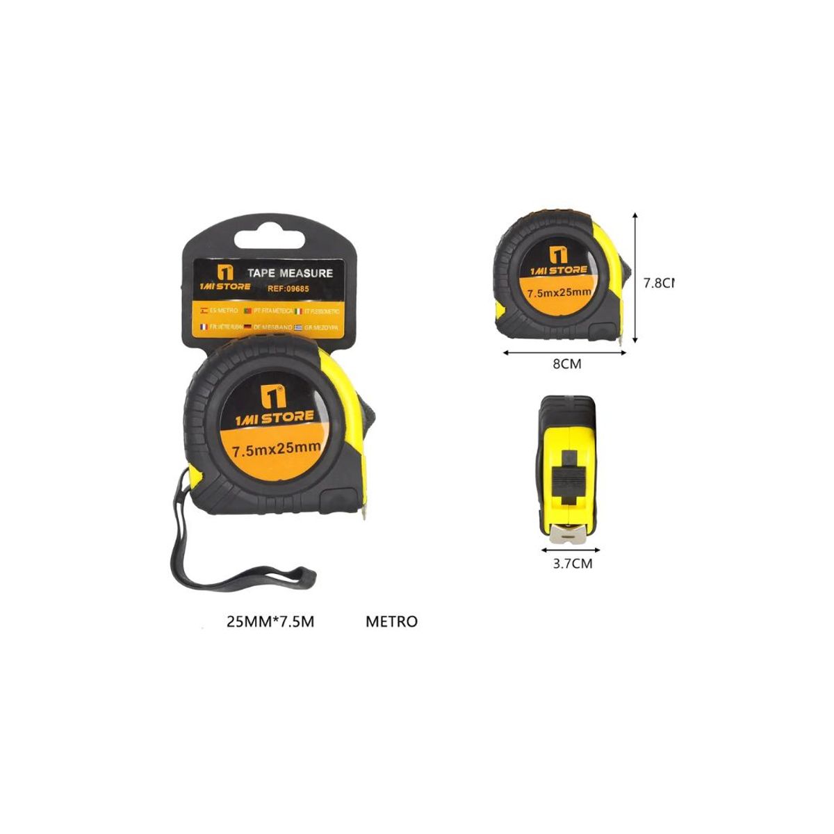 GENERICO - METRO DE 7 con 5M X 25MM