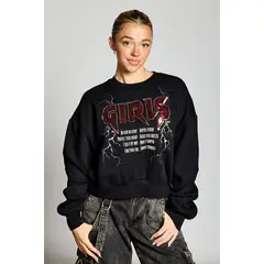 VRUSSO - Oversize black sweater