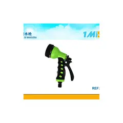 GENERICO - BOQUILLA DE MANGUERA VERDE CON NEGRO