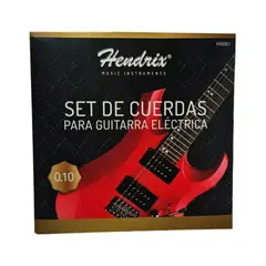 HENDRIX - Set De Cuerdas Para Guitarra Eléctrica Espesor 0.10 - PS