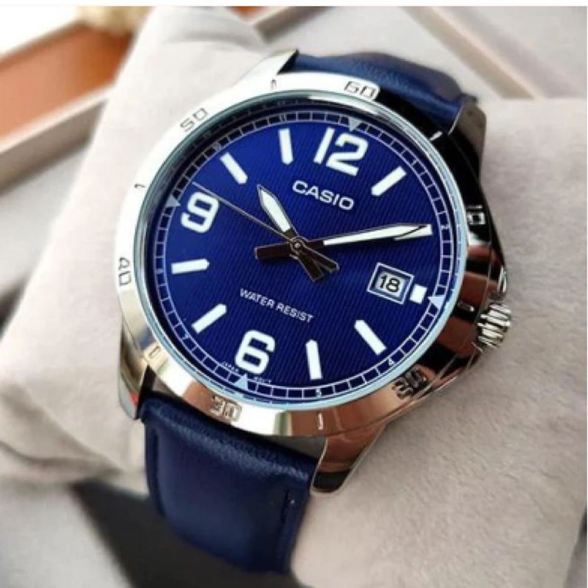 CASIO - reloj casio mtpv004l-2b hombre analogo