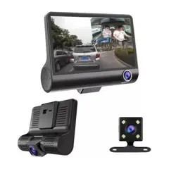 IRM - Cámara Para Auto Hd 1080p Accesorio Dashcamera 3 Cámara