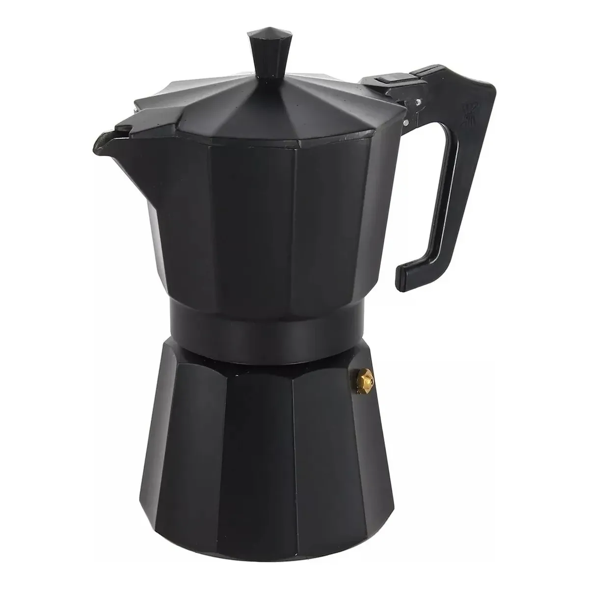 GENERICO - Cafetera Italiana 6 Tazas Café Moka Express 6 Tazas Negro