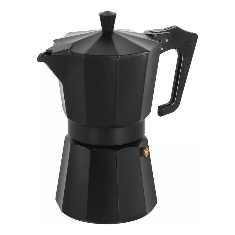 GENERICO - Cafetera Italiana 6 Tazas Café Moka Express 6 Tazas Negro