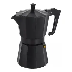GENERICO - Cafetera Italiana 6 Tazas Café Moka Express 6 Tazas Negro