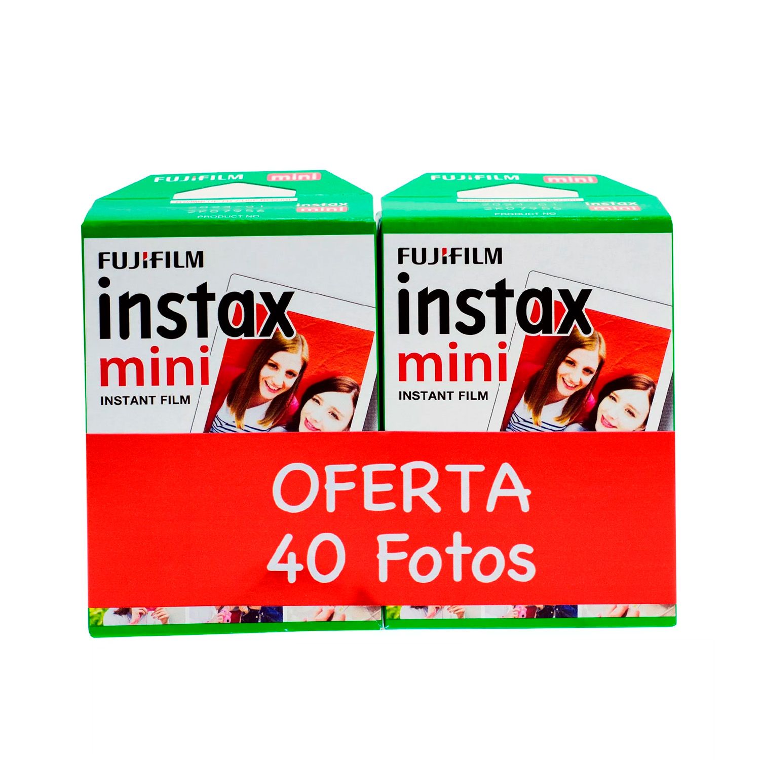 FUJIFILM Pack Películas Instantáneas Instax Film Mini 40 fotos