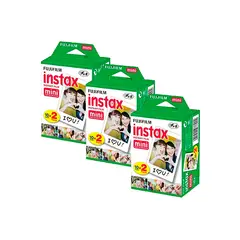 FUJIFILM - Pack Películas Instantáneas Instax Film Mini 60 Fotos