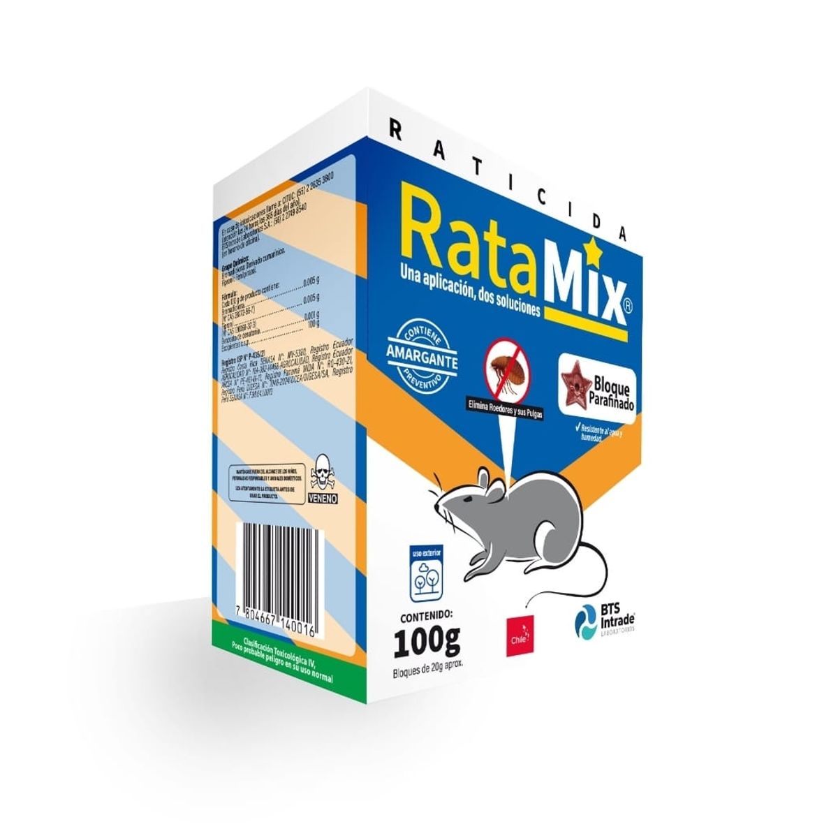 BTS - Raticida Ratamix Bloque 500gr