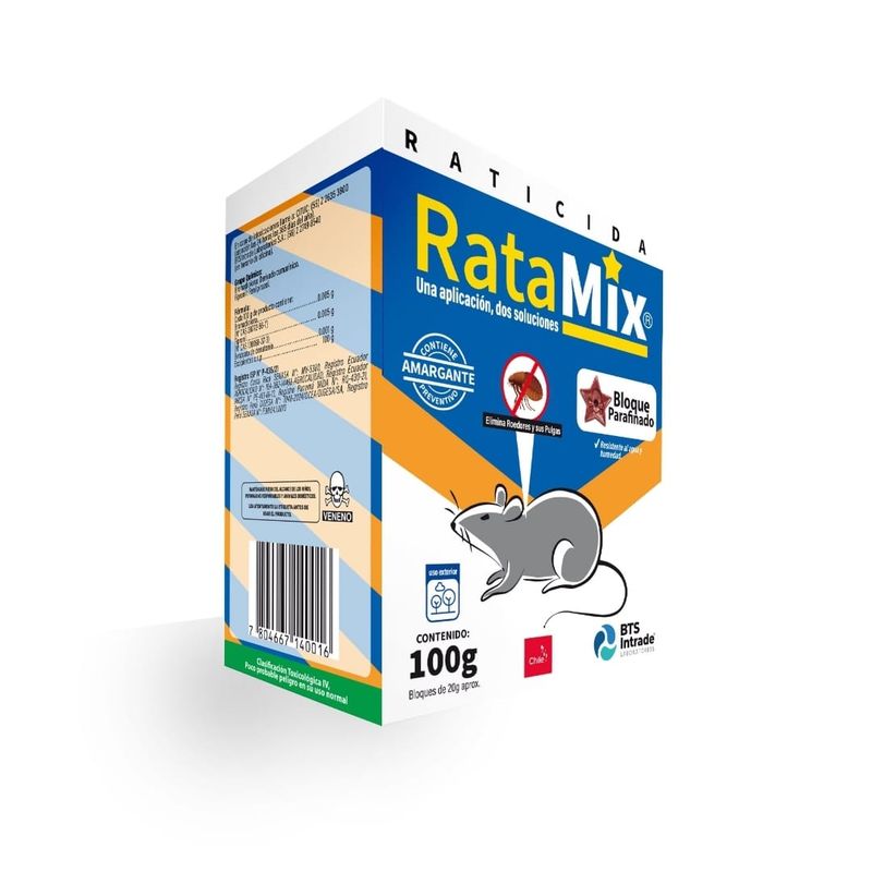 BTS - Raticida Ratamix Bloque 500gr