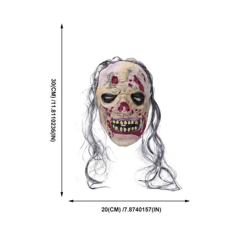 GENERICO - Máscara Halloween Bruja Del Terror Para Adulto
