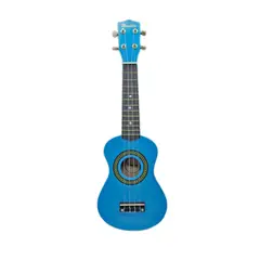 HENDRIX - Ukulele 21 Pulgadas Con Funda Y Uñeta Color Azul - Ps