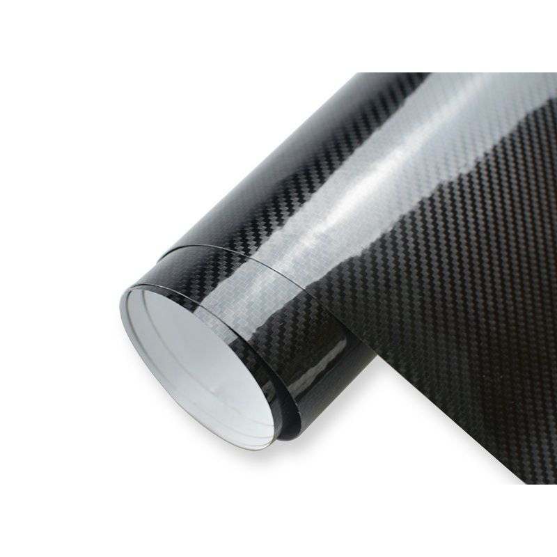 GENERICO - Papel Vinilo Fibra De Carbono 5d NEGRO Protector Auto Karvas