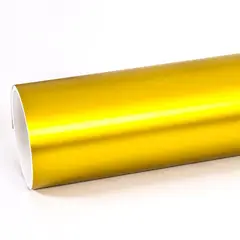 GENERICO - Papel Vinilo Cromo Mate GOLD ORO Adhesivo Auto Karvas
