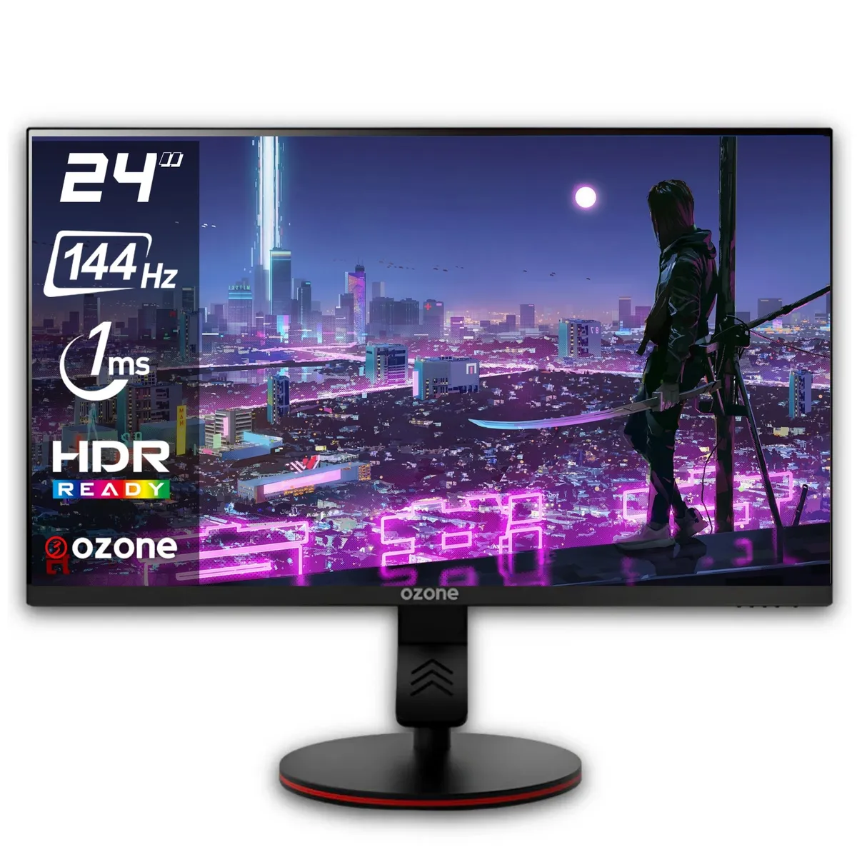 OZONE - Monitor Gamer Ozone 24.5" FHD 144Hz 1Ms + Free Sync & G-Sync