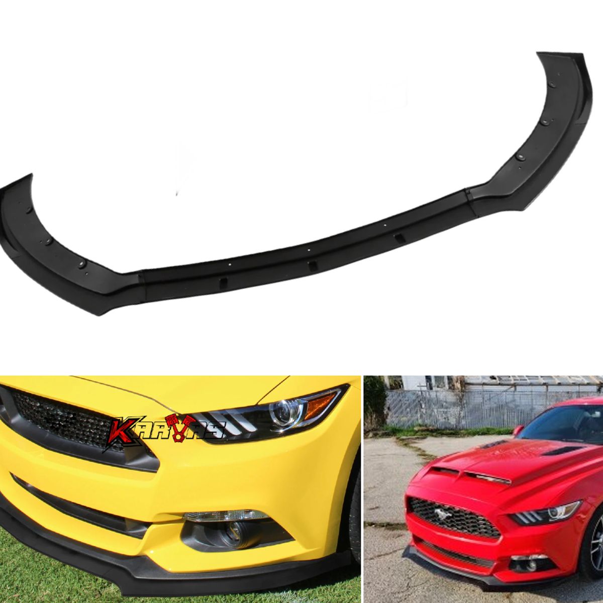GENERICO - Lip Delantero Plastico Ford Mustang Gt 2015-2018 Auto Karvas