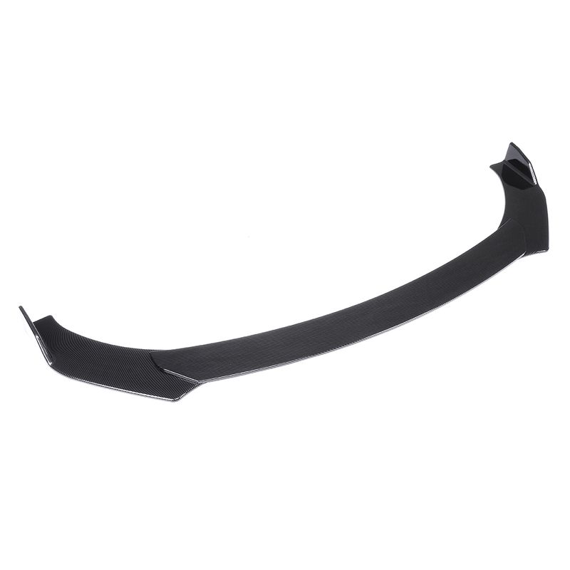 GENERICO - Lip Frontal Completo 3 Piezas Negro Universal Auto Karvas