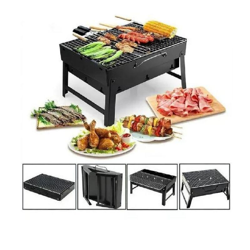 GENERICO - Mini Parrillera Plegable De Carbon Portatil Parrillera