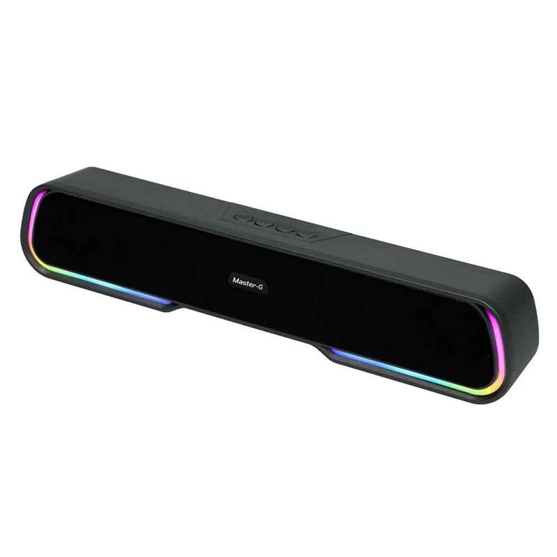 MASTER G - Soundbar Parlante Gamer Bluetooth Luces Rgb 1200mah
