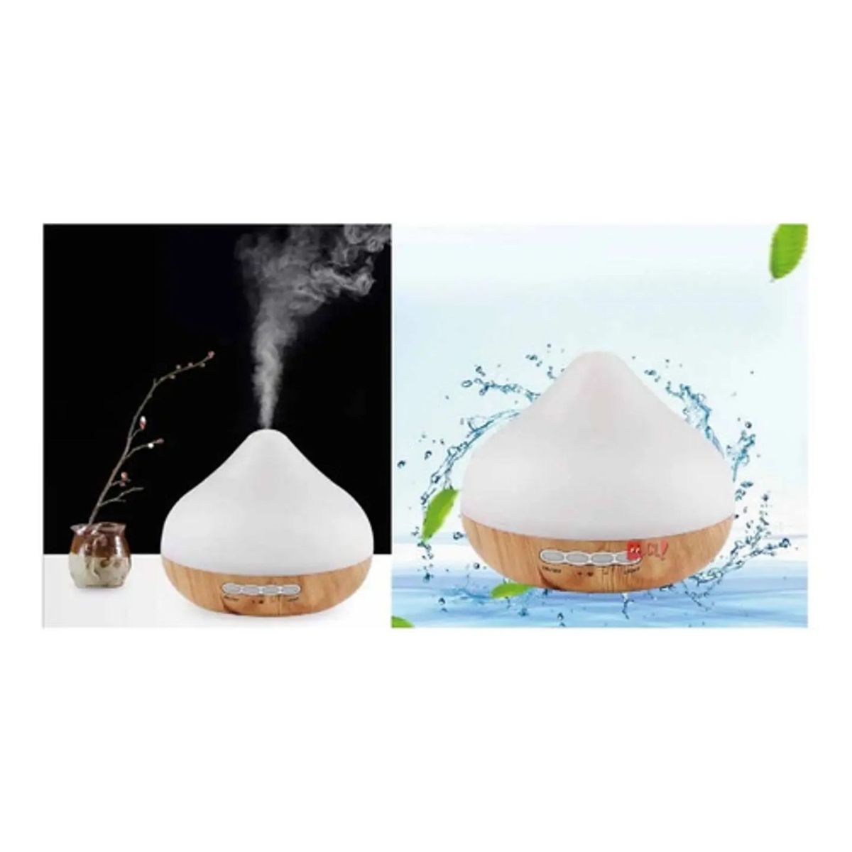 PUNTO STORE - Humidificador Difusor Aroma Terapia 235ml Color Madera - Ps