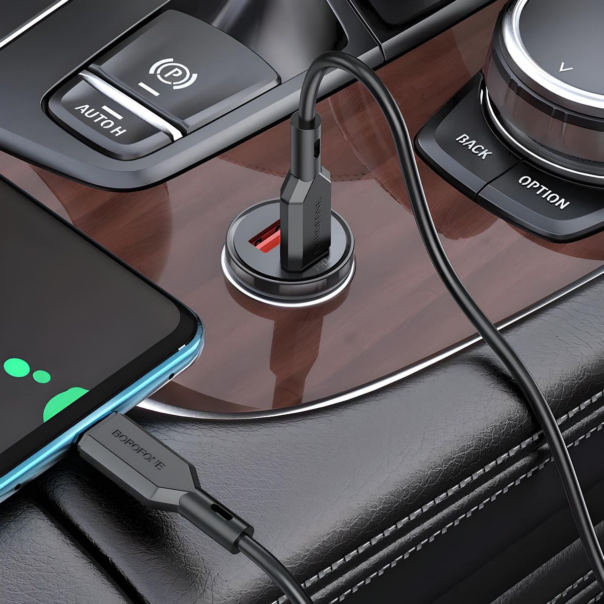 HOCO - Cargador USB Para Auto Tipo C Hoco Z57 30w