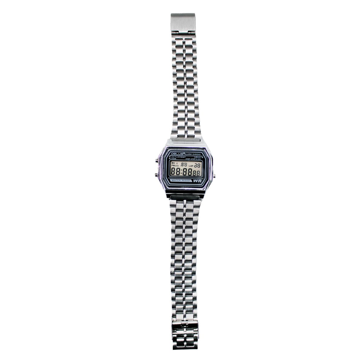 DBLUE - Reloj Pulsera Clásico Digital Con Correa Metálica - Ps