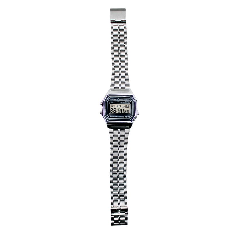 DBLUE - Reloj Pulsera Clásico Digital Con Correa Metálica - Ps