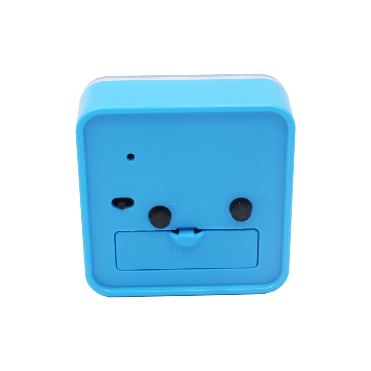 PUNTO STORE - Reloj Despertador Cuadrado Ideal para Escritorio Azul - PS