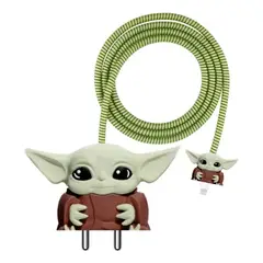 GENERICO - Funda Protectora Con Cargador De Silicona Suave Baby Yoda