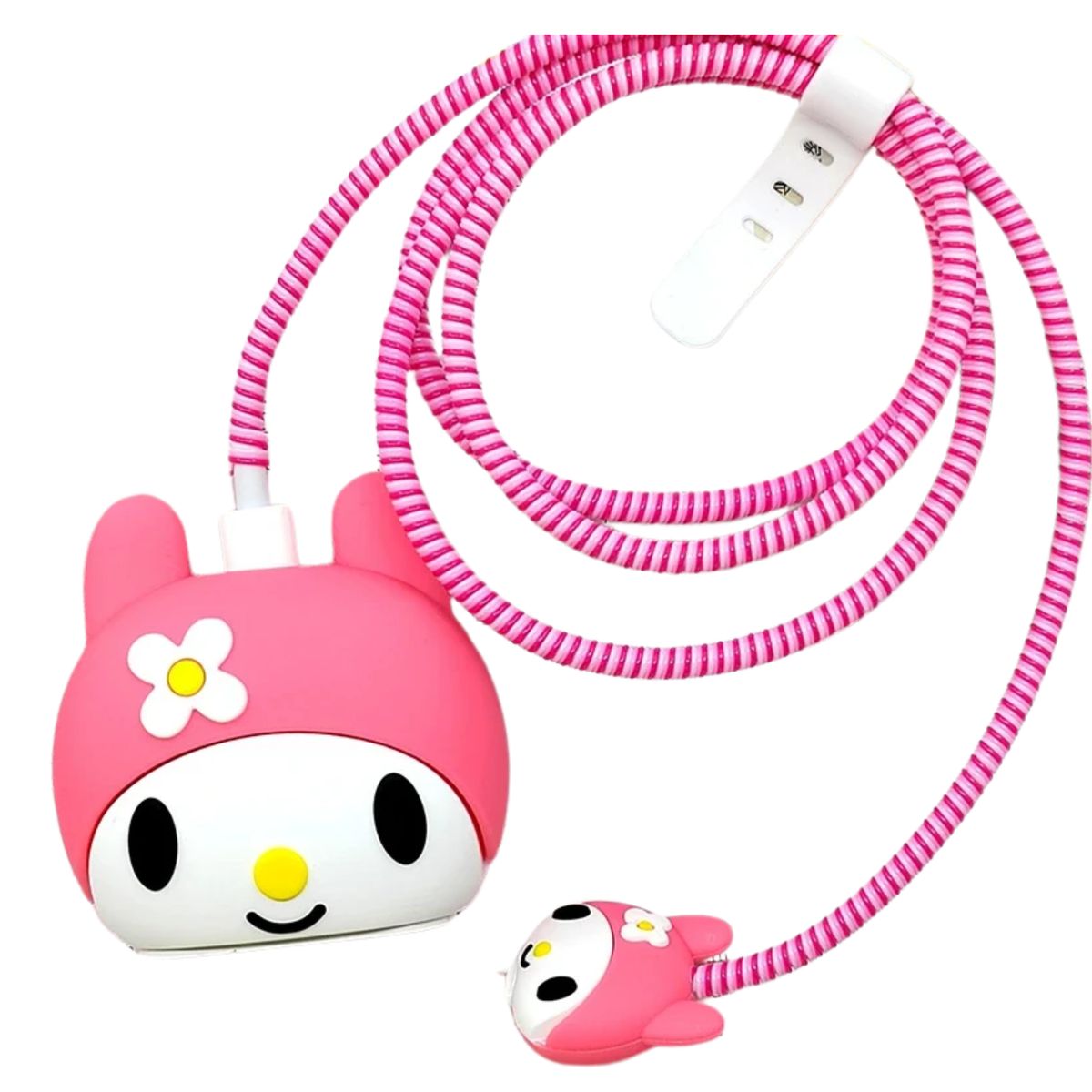 GENERICO - Funda Protectora Con Cargador De Silicona Suave My Melody