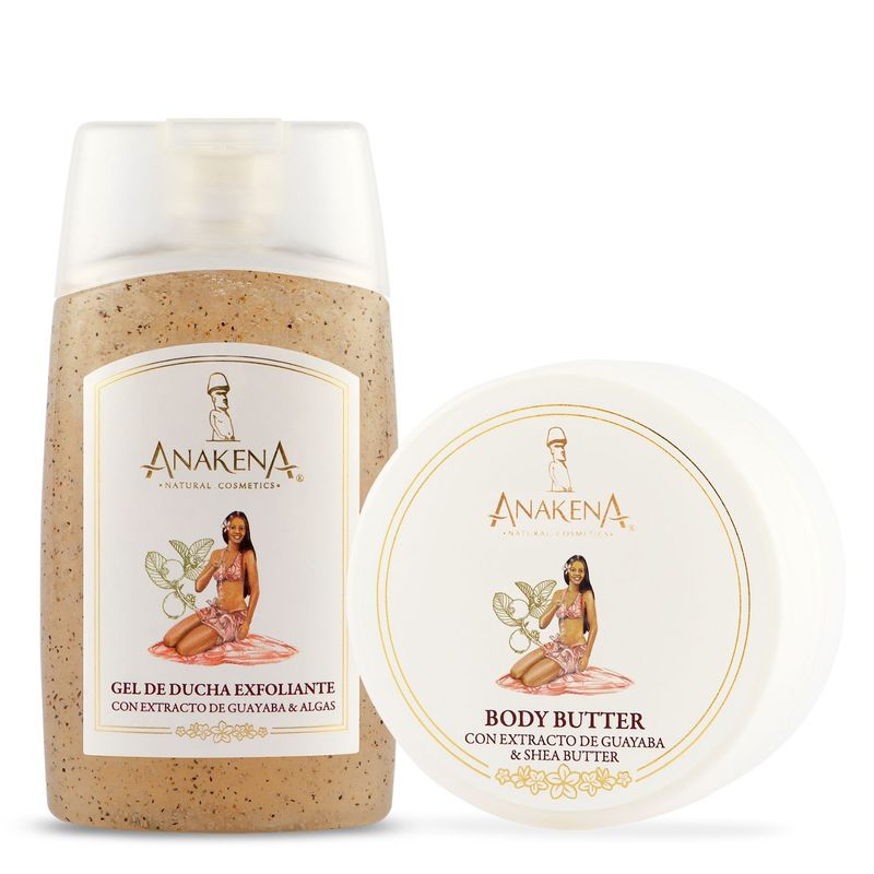 GENERICO - Set Gel Exfoliante + Body Butter Anakena®️ - Natural Cosmetics