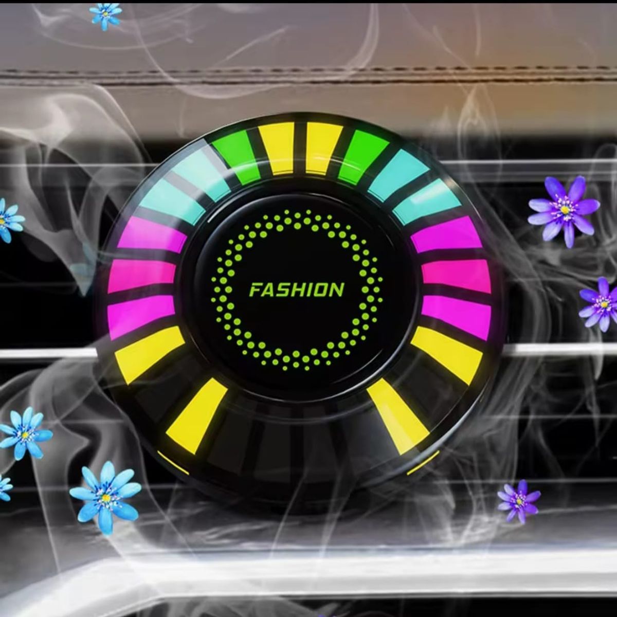 GENERICO - Luz de ambiente Smart vehículo aromatizante Led Bluetooth