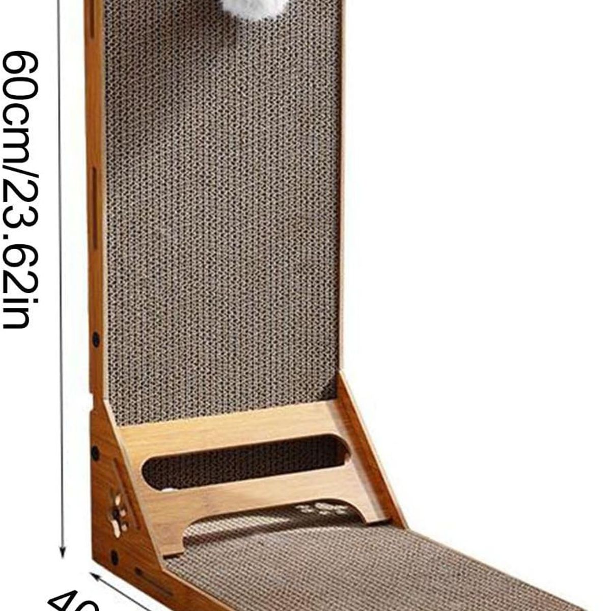 KUANGYE - Rascador Vertical L Cartón Para Mascota Gatos Antiestres