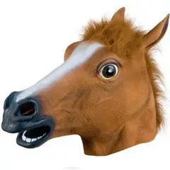 GENERICO - Tocado de perro y caballo para Halloween