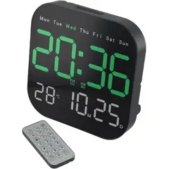 TNAKIEX - Reloj De Pared Digital Decorativo Led Pantalla Grande