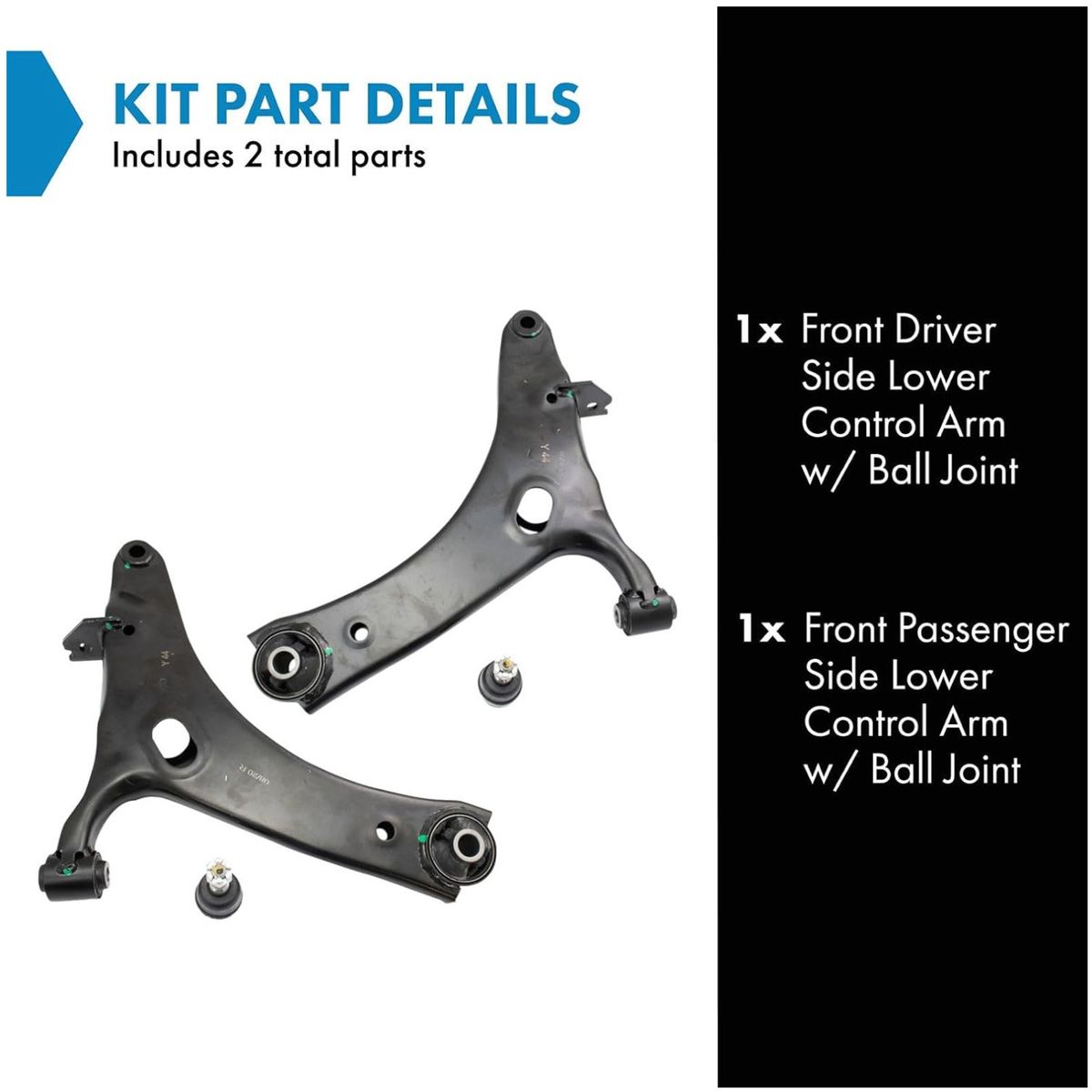 KUANGYE - Bandeja Suspension Subaru Xv 2013-2017 Par Delantero